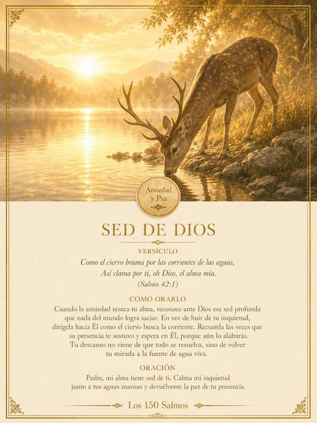 Salmo 42, Sed de Dios
